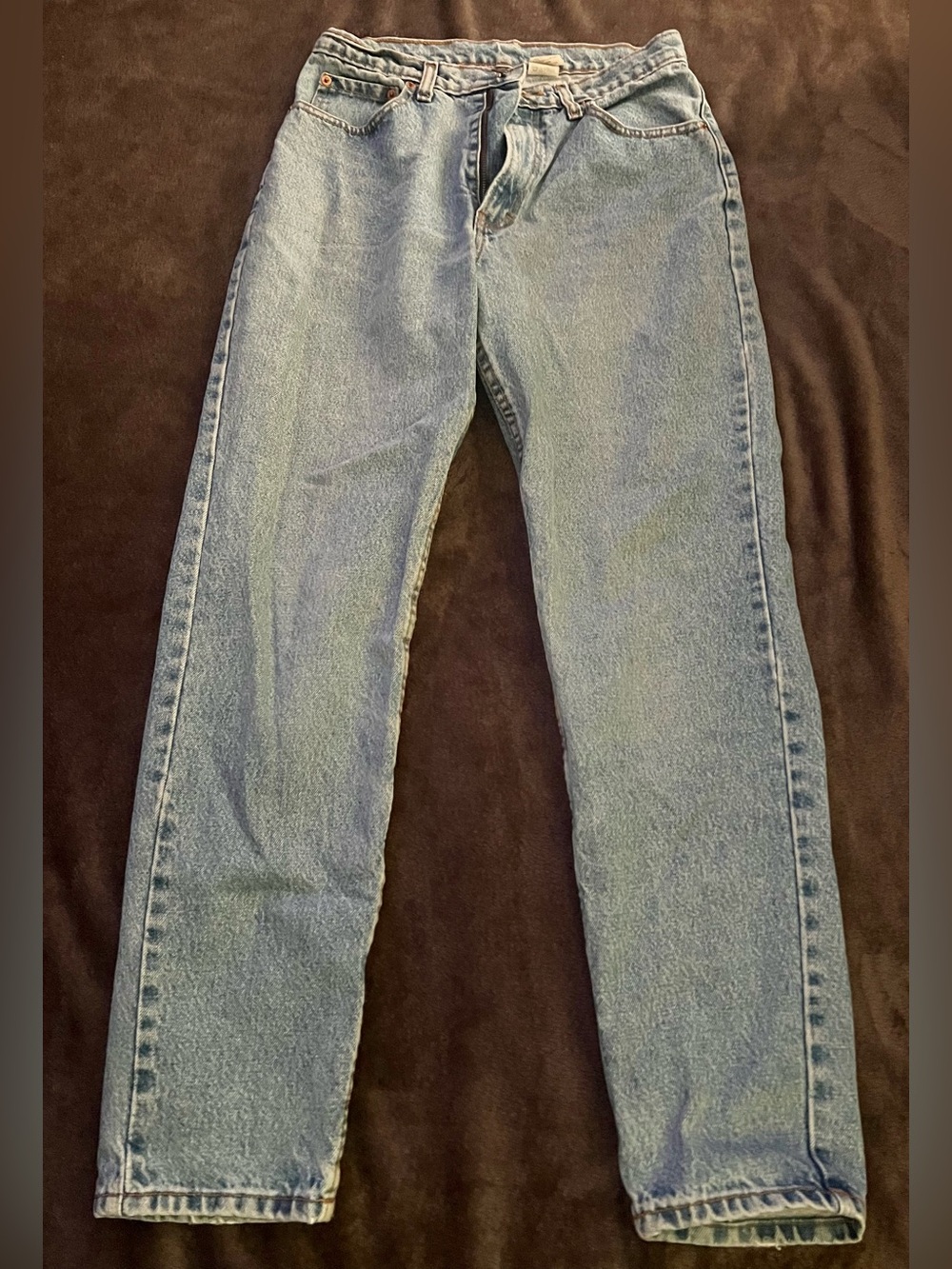 Vtg Jordache High Waisted Rigid Denim Mom Jeans Sz 11/12
